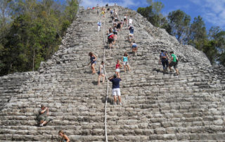 Coba Ruins Climbing Ancient Pyramids In Mexico
